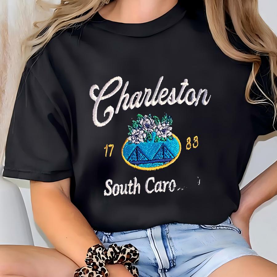 Charleston Sweatshirt, Vintage South Carolina Crewneck , Custom Bachelorette Shirt T-shirt