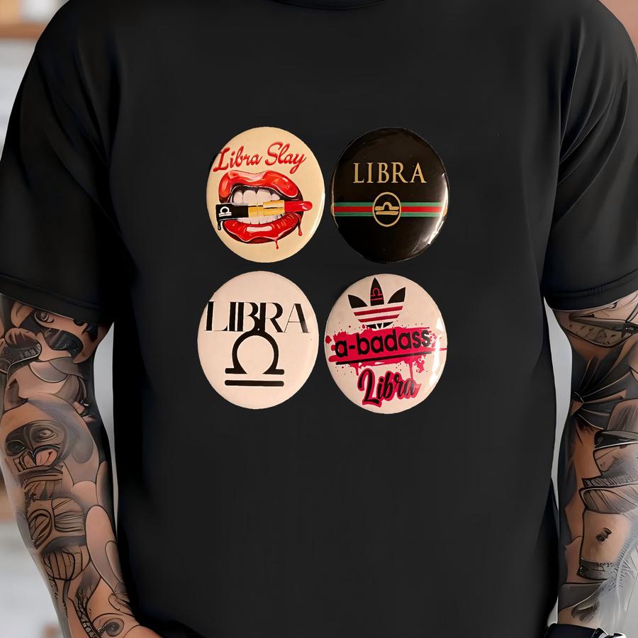 Libra - Pins T-shirt