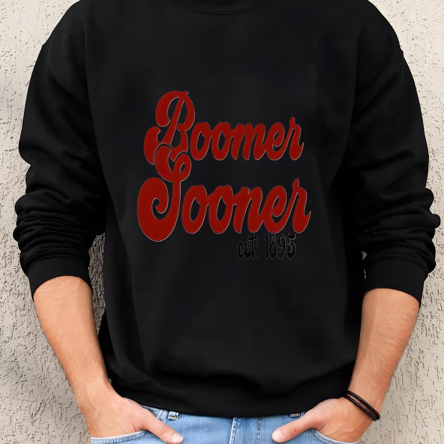 Boomer Sooner - Football T-shirt - Sports Shirt - College Football - Fan Wear Sweatshirt