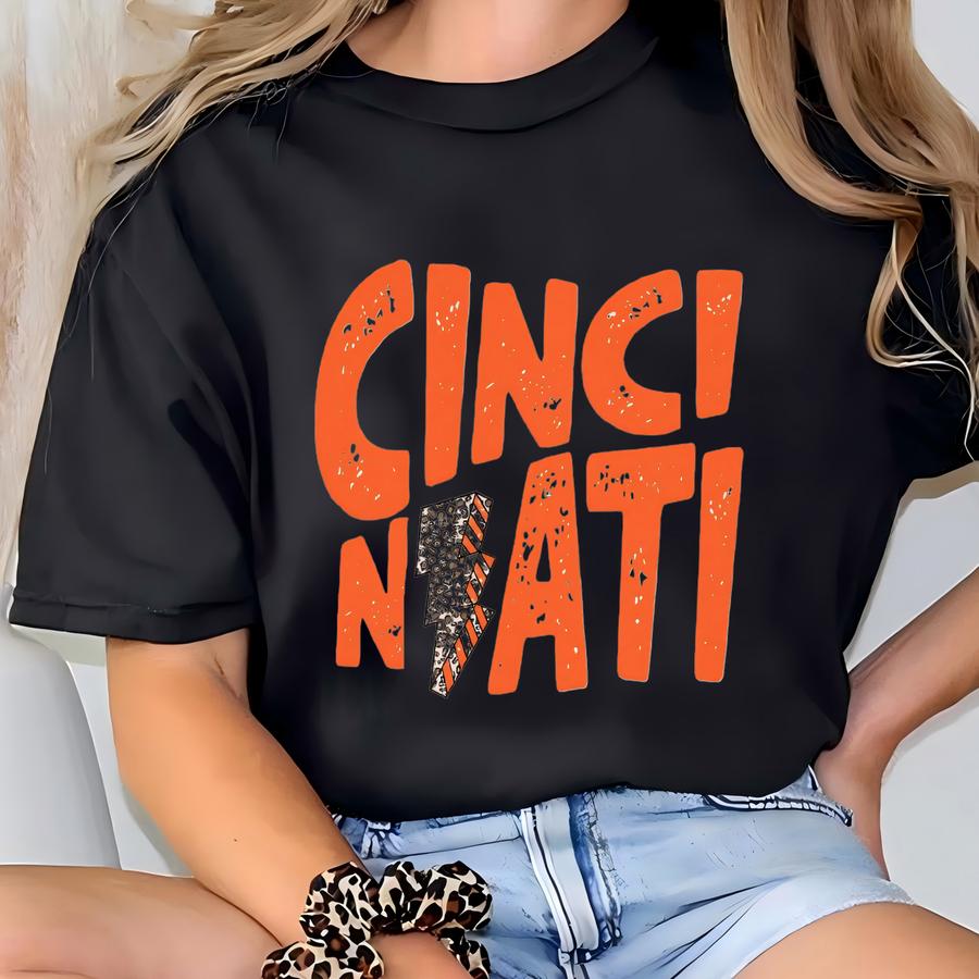 Cincinnati Shirt Cincinnati Football Tee Gift For Cincinnati Fan Retro Cincinnati Shirt Cincinnati Ohio Shirt T-shirt