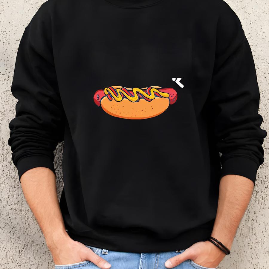 Just A Girl Who Loves Hot Dogs Shirt, Hot Dog Lover Shirt, Hot Dog Tee, Sausage Lover Shirt Sweatshirt