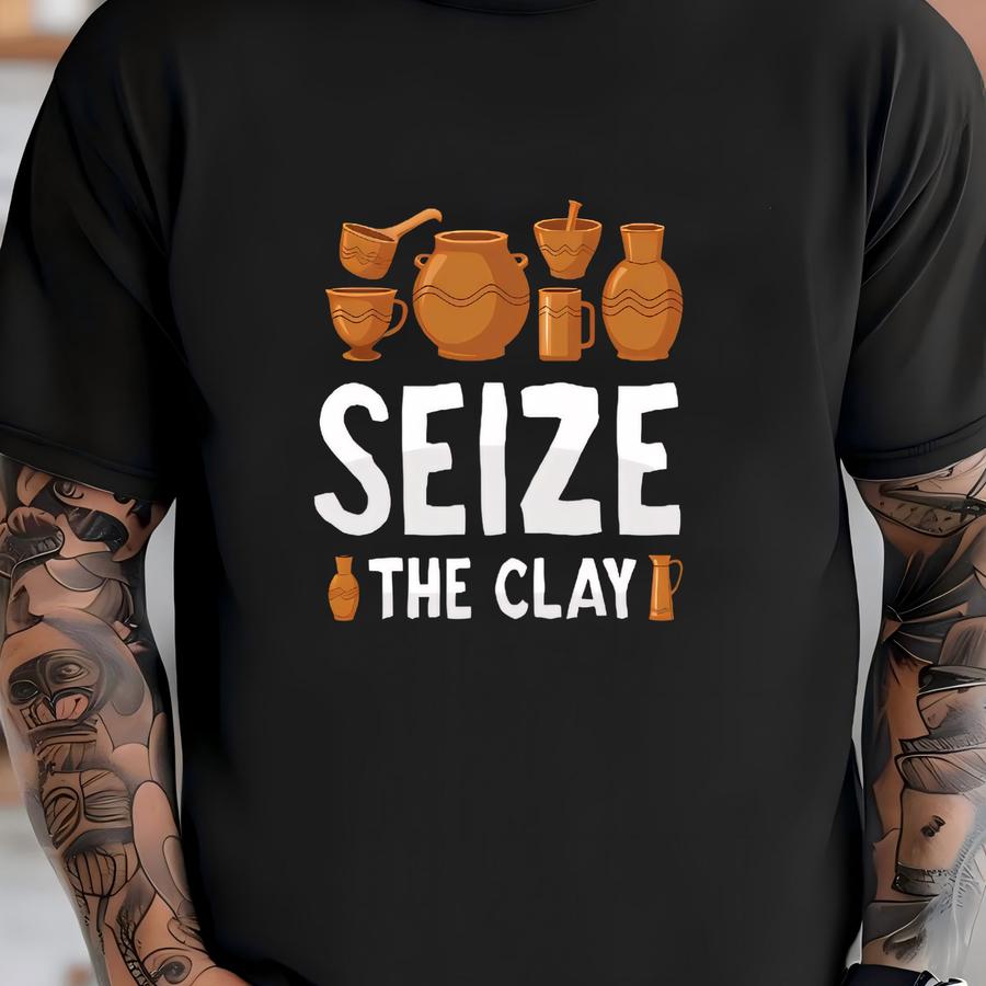 Clay Pottery Shirt, Funny Pottery Tee, Ceramic Artist Hoodie, Hoodie, Womens Tshirt, Clay Art Sweatshirt T-shirt