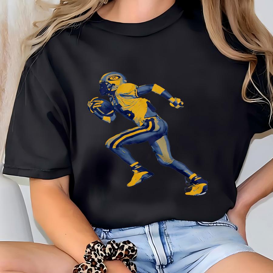 Retro 90s Style Football Picture Hoodie Personalized With Your Photo And Name Or Other Text, Perfect For Gameday, Perfect For Mom, Dad T-shirt