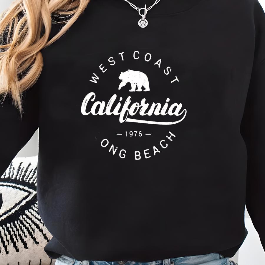 California Bear T-shirt: Long Beach West Tee Sweatshirt
