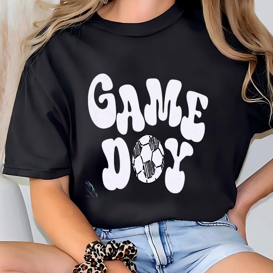 Game Day Soccer Sweatshirt, Soccer Sweatshirt, Soccer Spirit Sweater, Gameday Soccer, Soccer Mom, School Spirit Shirts, Soccer Gift T-shirt