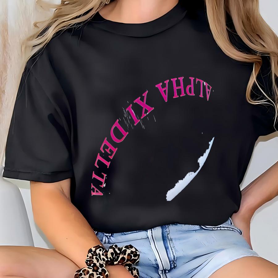 Alpha Xi Trucker Hat (upside Down) T-shirt