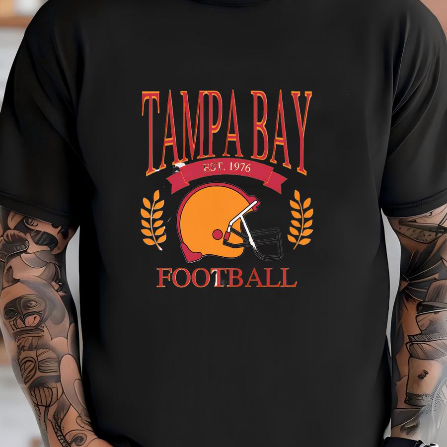 Tampa Bay Football Sweatshirt, Vintage Tampa Bay Crewneck, Retro Football Shirt, Men's And Women's Sweatshirt, Throwback Tampa Bay, Florida T-shirt