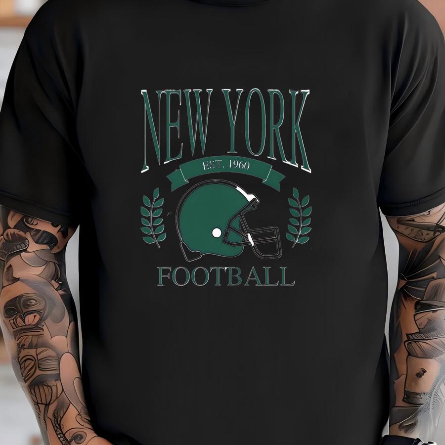 Vintage Style New York Football Sweatshirt, New York Crewneck, New York Football, Nyc Sweatshirt, New York Crewneck, New York Fan Hoodie T-shirt