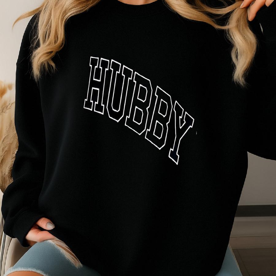 Wifey Hubby Matching Sweatshirt Or Hoodie: Bridal Gift Sweatshirt