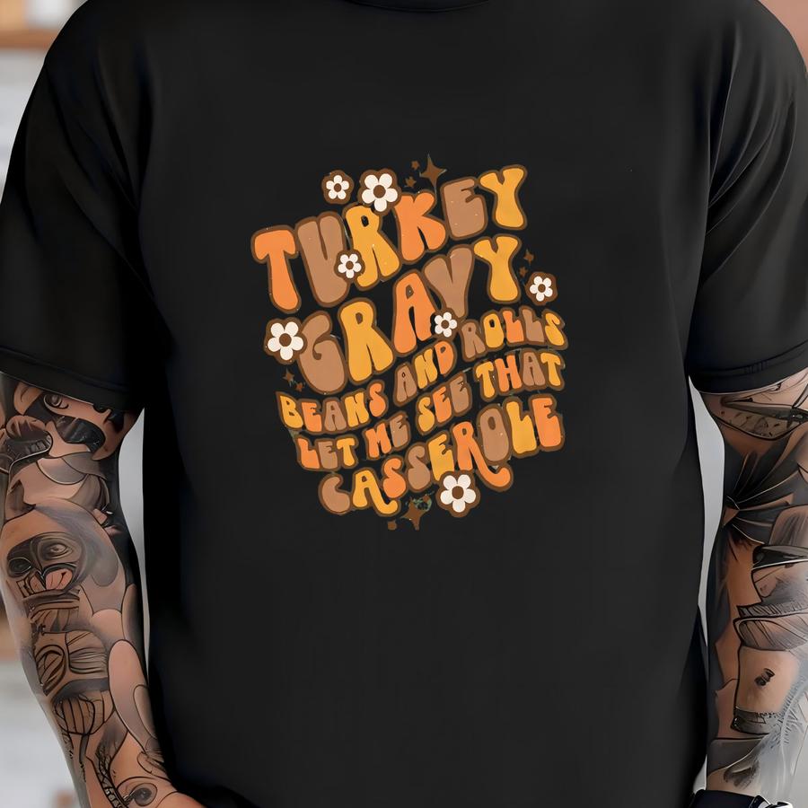 Retro Fall Shirt Funny Thanksgiving Shirts Family Matching Shirts Funny Family Shirts Friends Thanksgiving Shirts Mommy And Me Matching T-shirt