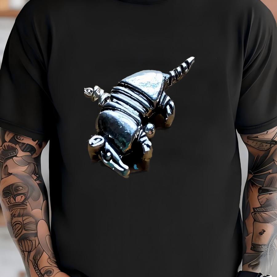 Armadillo Earrings, Texas Gift Idea For Women, Native Wildlife Animals Of Texas, Simple Silver Dangle Drop Earrings, Stocking Stuffer, E34 T-shirt