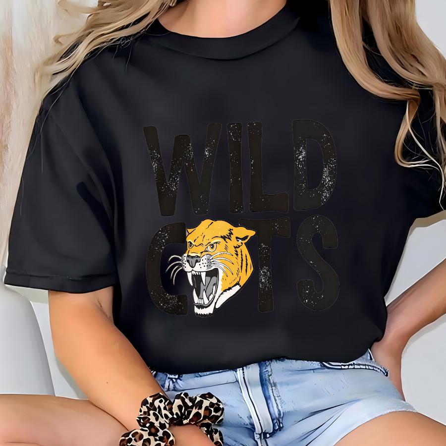 Wildcats Sweatshirt, Wildcat Sweatshirt, Wildcats Shirt, Wildcat Shirt, Wildcat Mom Shirt, School Spirit Shirt, Go Wildcats, Wildcat Pride T-shirt
