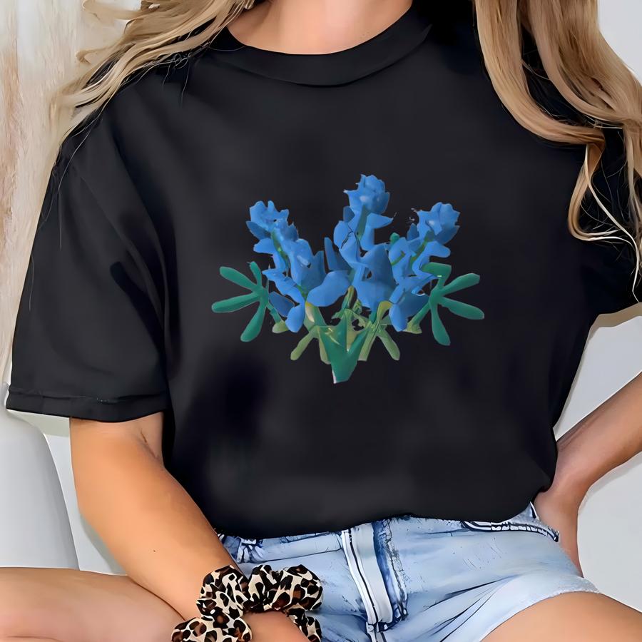 Texas Bluebonnets Sweatshirt, Texas Shirt, Bluebonnets Shirt, Custom Crewneck Sweater, Texas Sweatshirt T-shirt