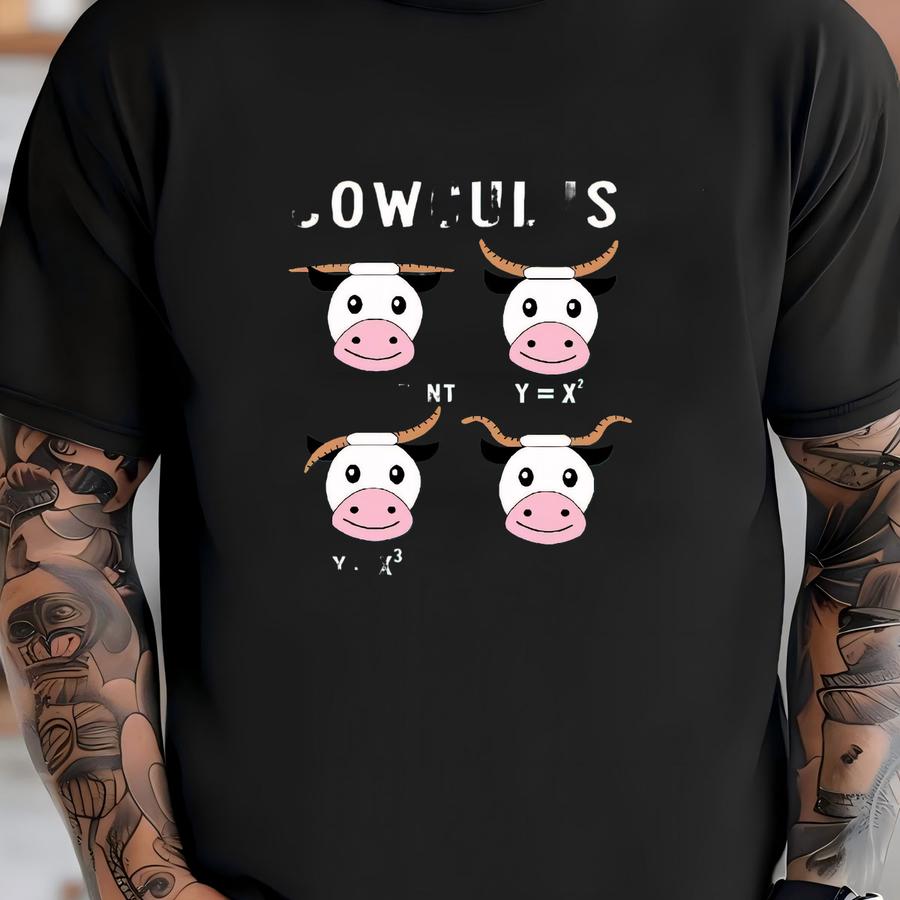 Cowculus Funny Math Shirt, Math Teacher Gift, Math Men's Women's Shirt, Geometry Teacher Gift, Nerdy Shirt, Funny Science Shirt, Math Lover Shirt Cowculus Funny Math Shirt, Math Teacher Gift, Math Men's Women's Shirt, Geometry Teacher Gift, Nerdy Shirt, Funny Science Shirt, Math Lover Shirt