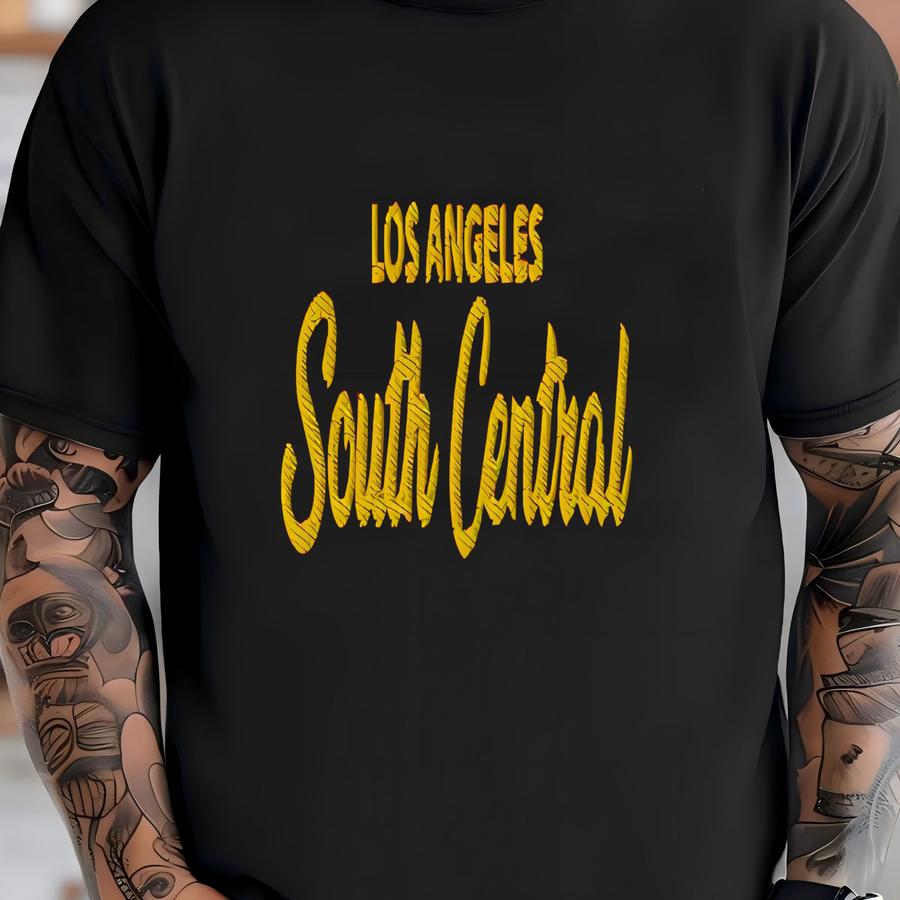 Los Angeles Cuffed Beanie: Southern California Acrylic Knit T-shirt