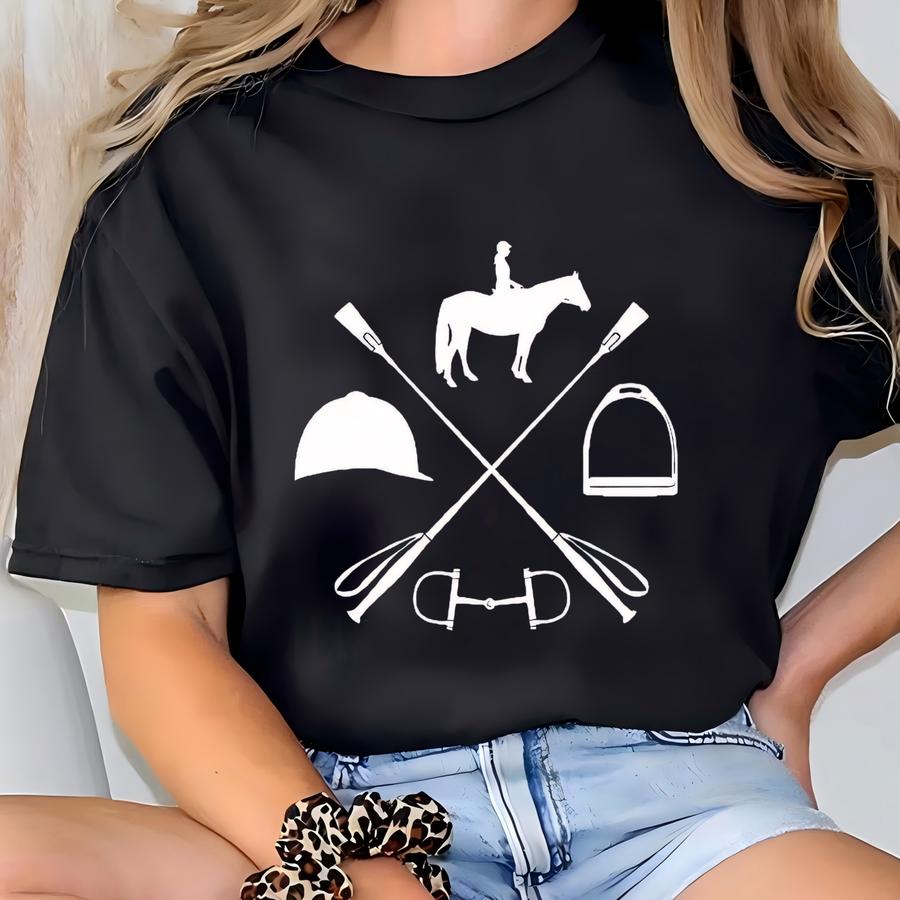Equestrian Shirt, Horse Lover Shirt, Horse Hoodie, Horseback Riding Shirt, Funny Horse Shirt, Horse Rider Gift T-shirt