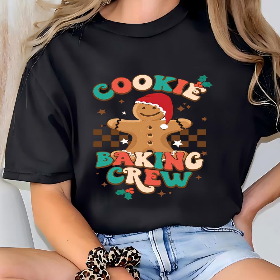 Cookie Baking Crew Tees, Family Christmas Shirts, Matching Christmas Shirts, Matching Family Shirts, Christmas Shirts, Holiday Baking Shirt T-shirt