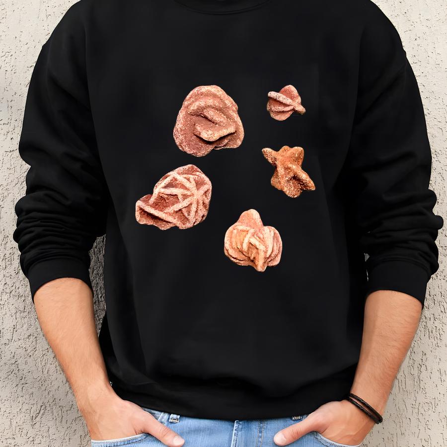 Unique Lot Of 5 Geometric Oklahoma Barite Formations Sweatshirt