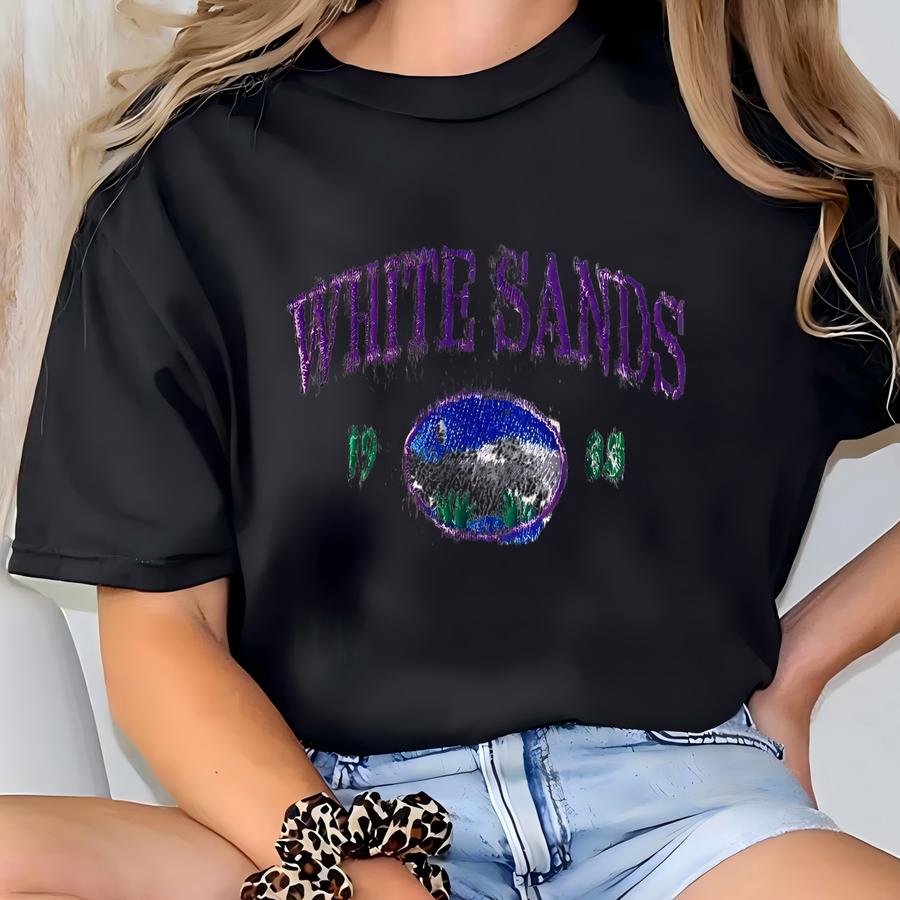 White Sands New Mexico Sweatshirt, Vintage National Park Crewneck T-shirt