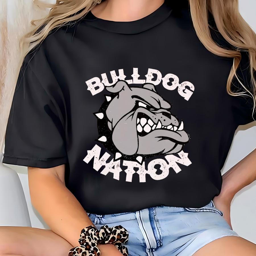 Bulldogs Sweatshirt, Bulldogs Mascot Shirt, Bulldogs School Spirit, School Spirit Shirt, Bulldogs Mom Shirt, Bulldogs Football, Go Bulldogs T-shirt