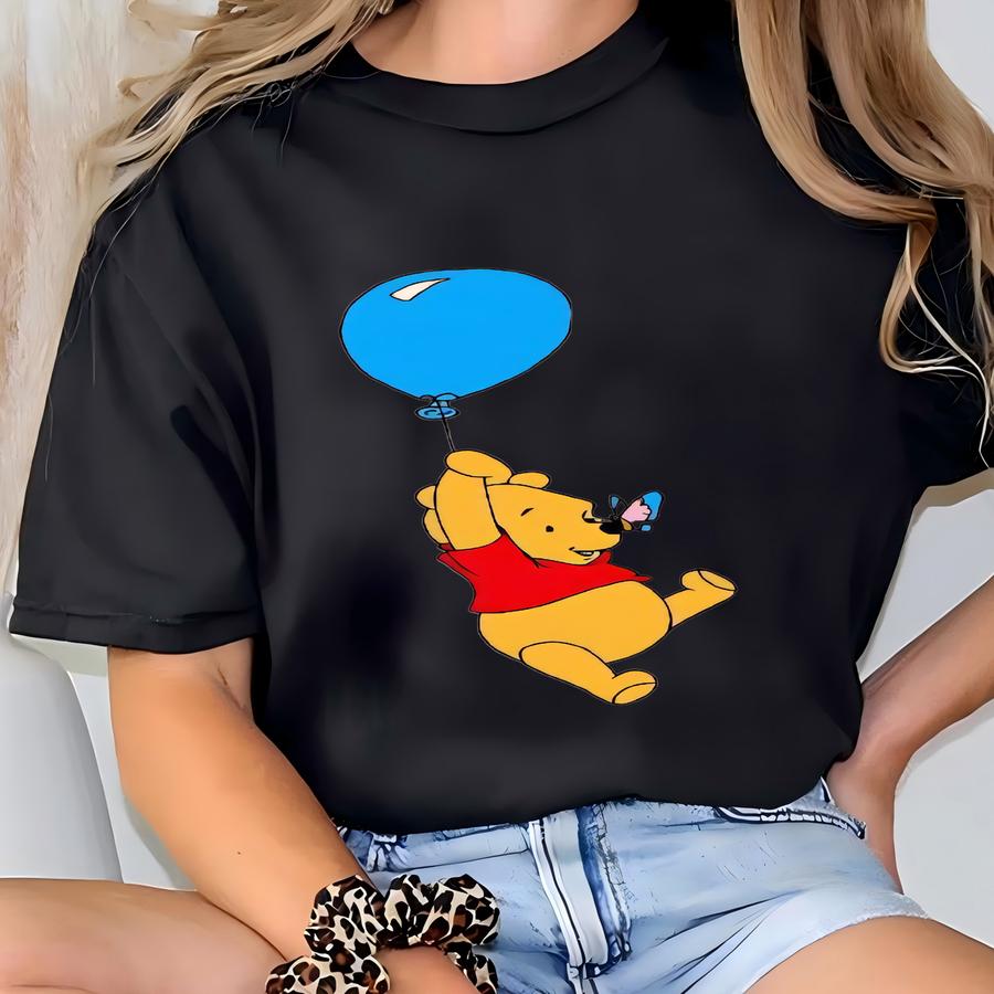 Balloon Sweatshirt, Winnie Sweatshirt, Piglet Sweatshirt, Winnie Lover Sweatshirt, Friends Sweatshirt, Gift T-shirt