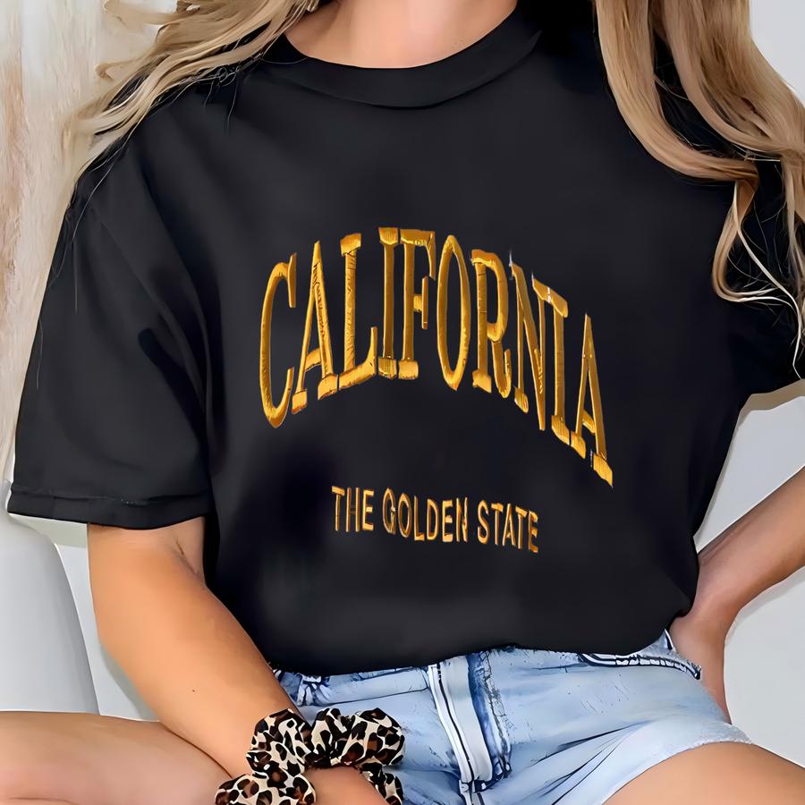 Vintage California Sweatshirt, Golden State Crewneck  T-shirt