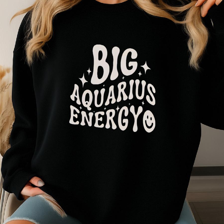 Aquarius Sweatshirt Aquarius Gifts Sweatshirt Astrology Sweater Zodiac Sweatshirt Aesthetic Hoodie Preppy Hoodie Aquarius Zodiac Gift Sweatshirt
