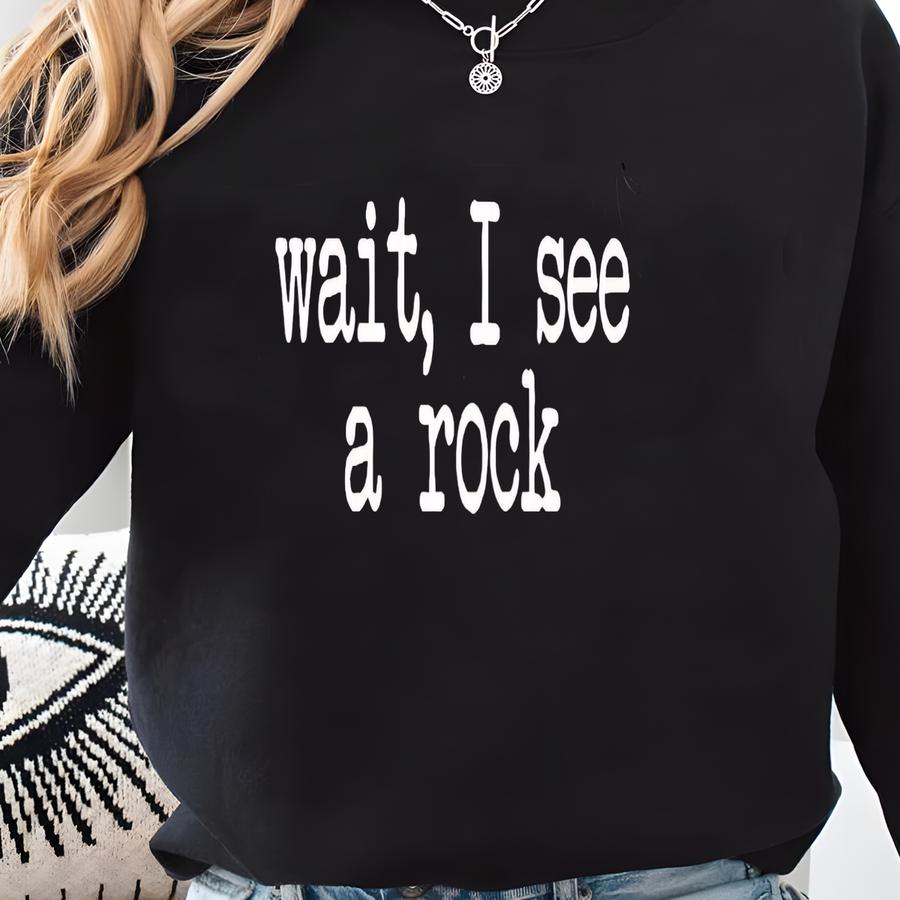 Wait I See A Rock Geology Sweatshirt Geologit Sweatshirt Geology Gift Geology Gifts Geology Sweatshirt Geologist Sweatshirt Geology Tee Sweatshirt