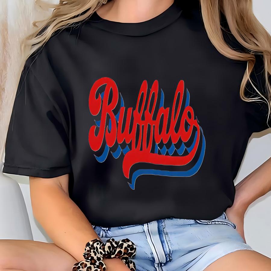 Buffalo Shirt, Buffalo Tee, Buffalo Tshirt, Buff Shirt, Buffalo Football, Buff Tshirt, Buffalo Oversized Shirt, Buffalo Graphic Tee T-shirt