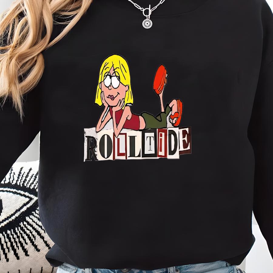 Roll Sweatshirt, , University Of Football Team Sweater, Crimson Fans Sweatshirt