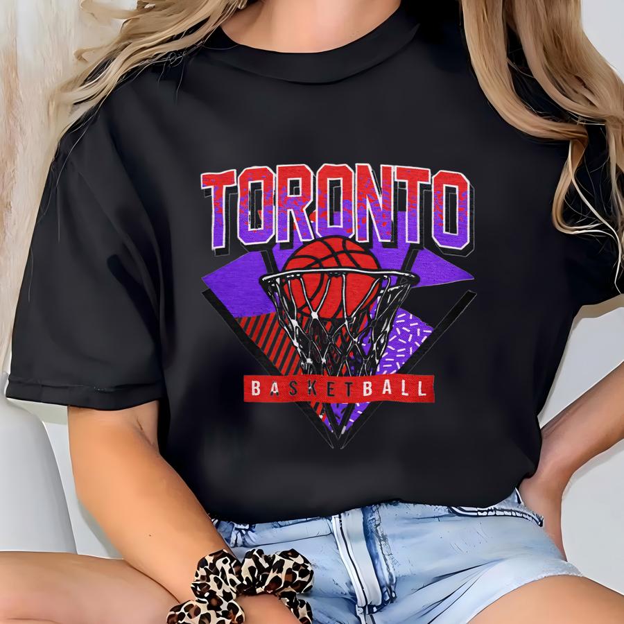 Toronto Basketball 90s Throwback Unisex Shirt T-shirt