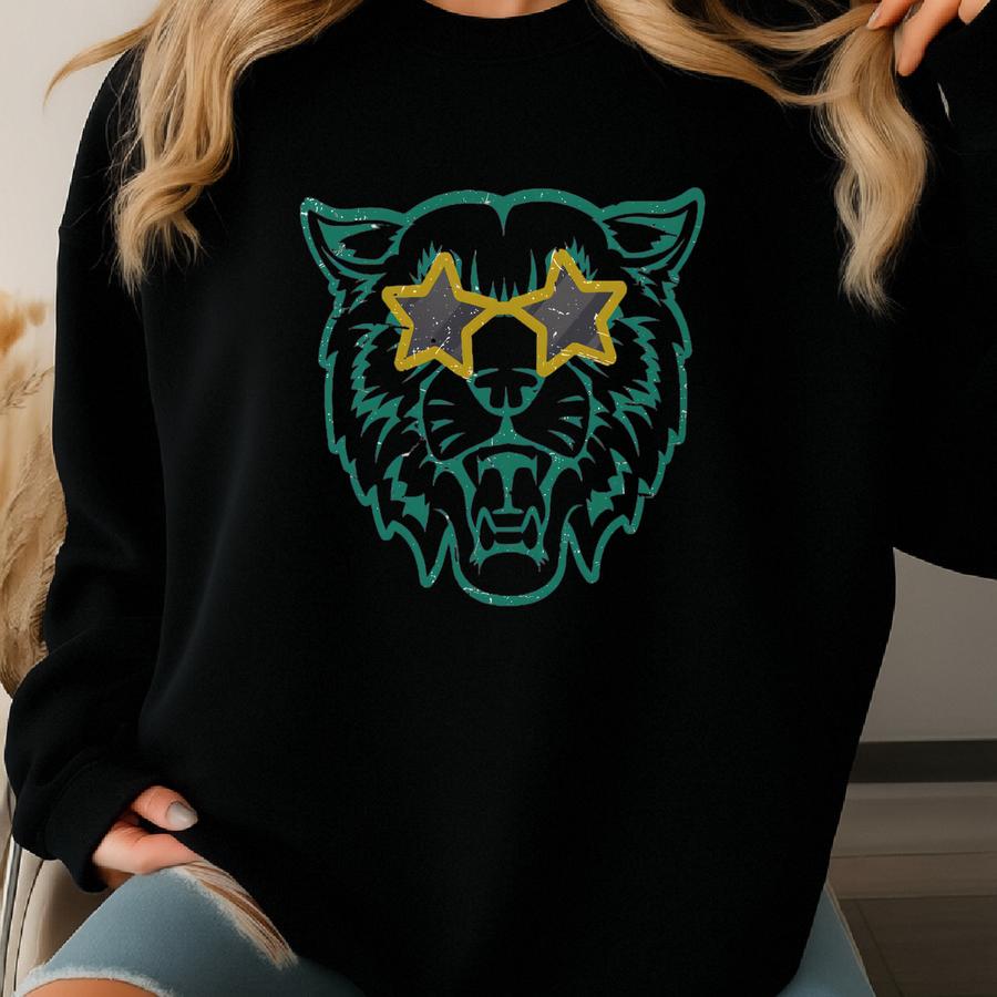 Green And White Bobcats Sweatshirt, Athens Ohio Sweatshirt, Bobcats Shirt Sweatshirt