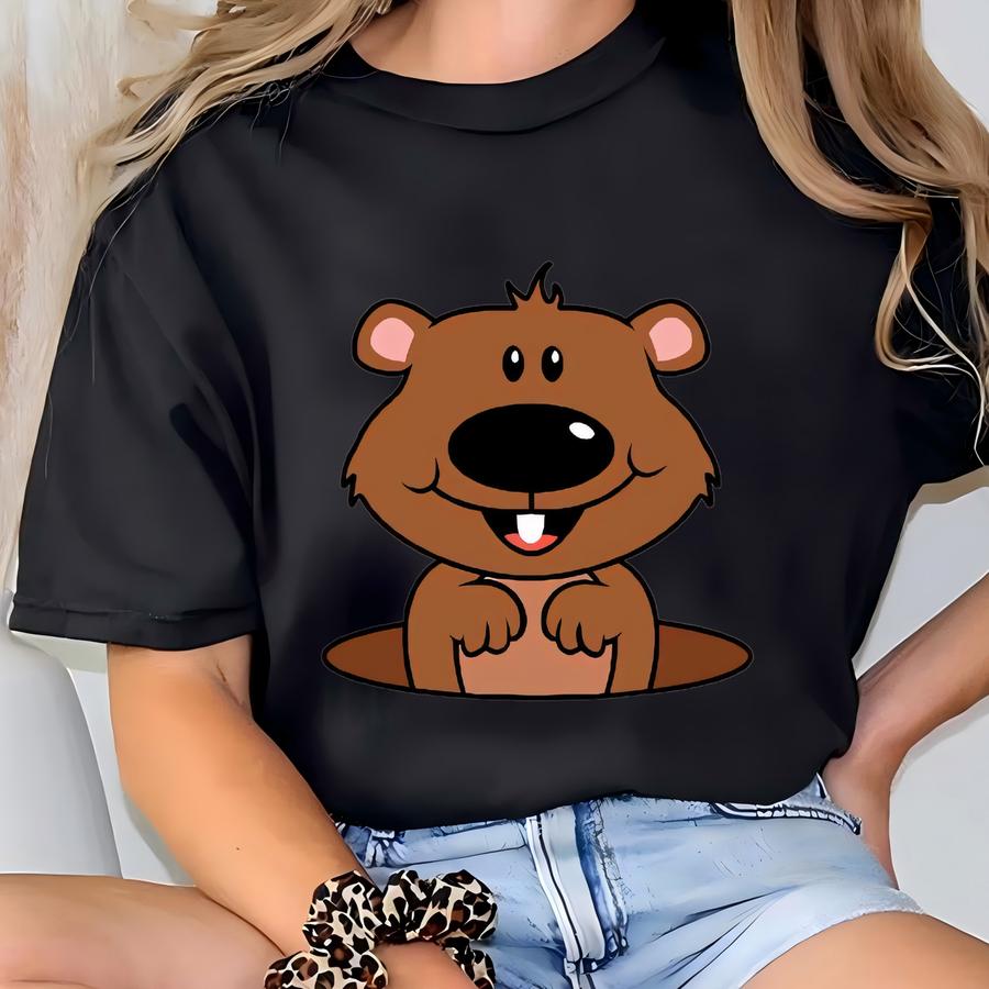 Funny Groundhog Day Shirt: Animal Lover Gift Tee T-shirt