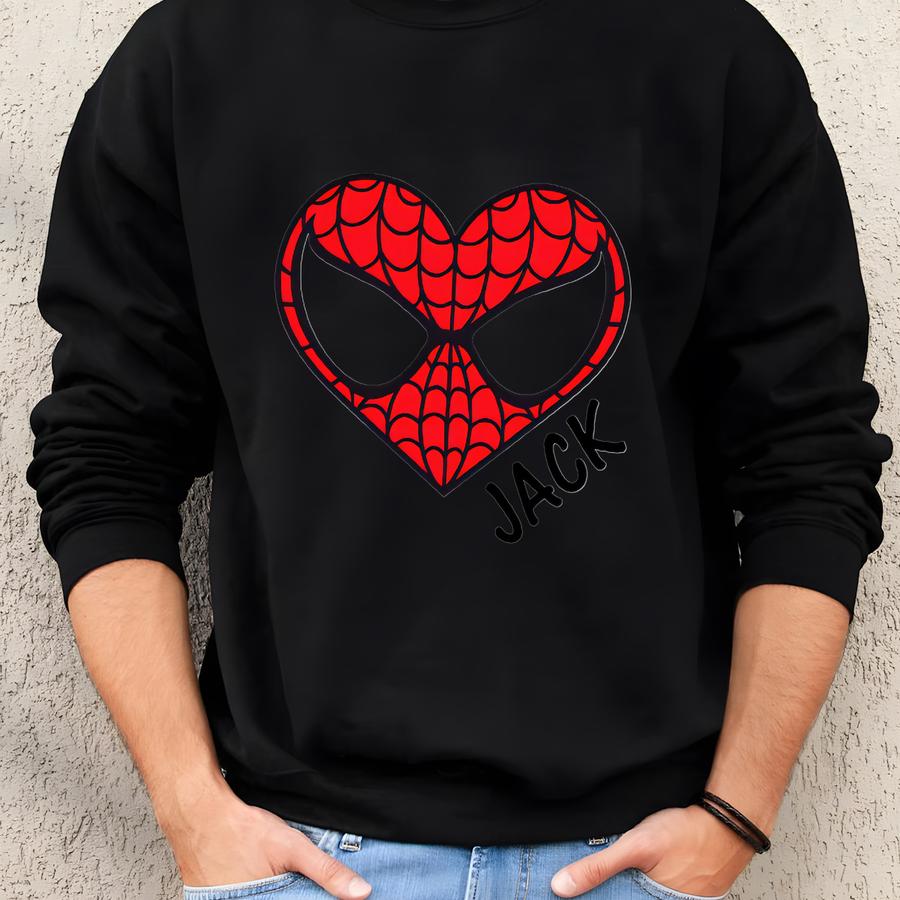 Toddler / Youth Personalized Super Hero Valentine's Day Shirt Sweatshirt