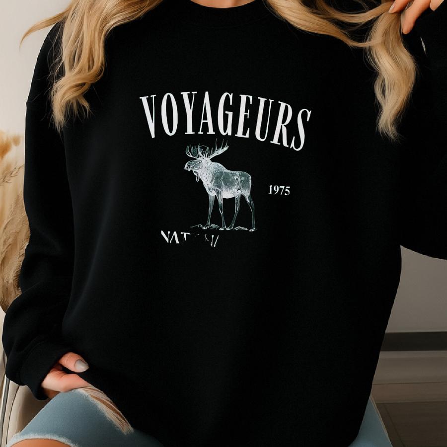 Voyageurs National Park Sweatshirt/voyageurs Sweater/voyageurs Hoodie/ National Parks Sweater/voyageurs Gifts/ Minnesota Sweatshirt Sweatshirt