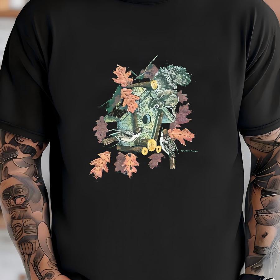 Vintage 90s Art Animal Sweatshirt By Endless Designs Crewneck Distressed Sweatshirt M Size T-shirt