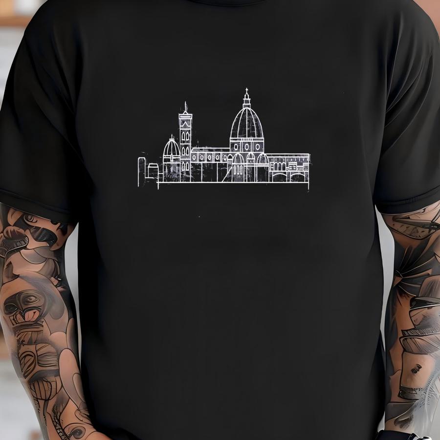 Florence Sweatshirt, Florence Pullover, City Skyline Sweater, Women Crewneck, Men Hoodie Shirt, Travel Souvenir Gift, Vacation Jumper, Comfy T-shirt