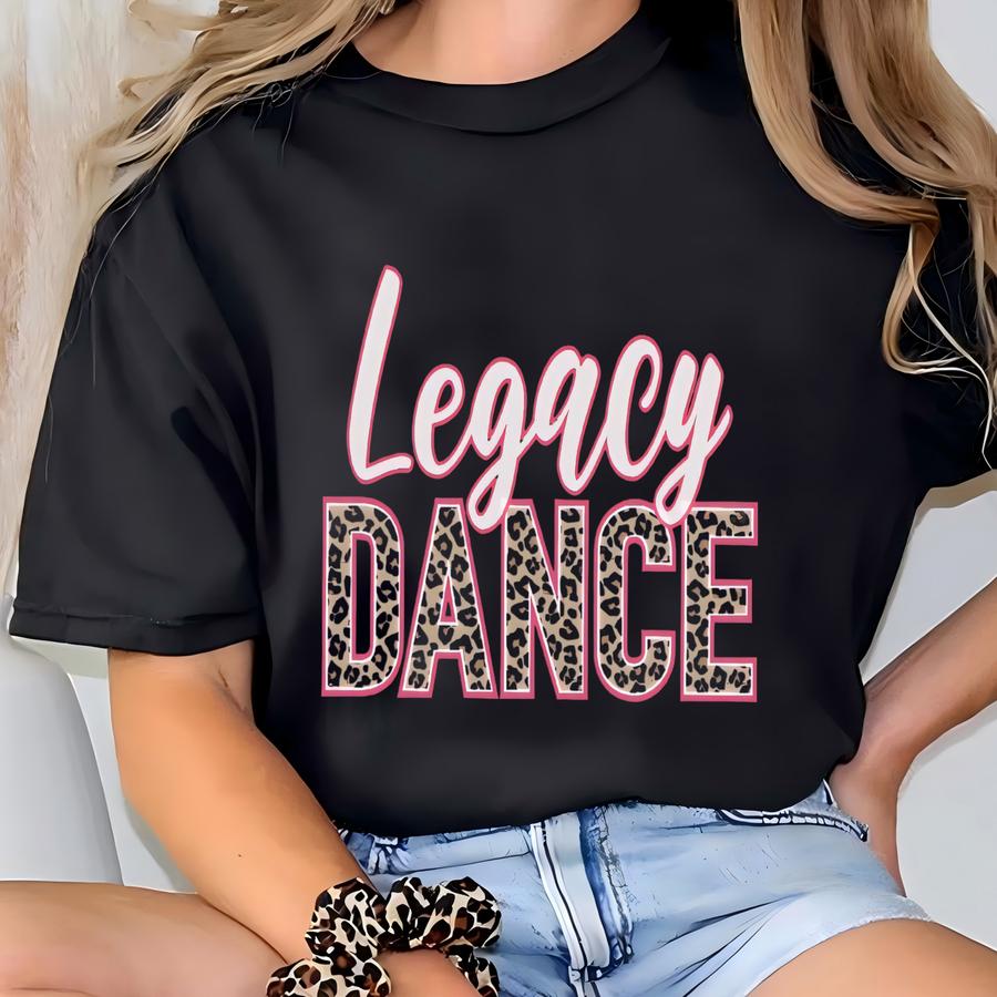 Dance Mom Shirt, Custom Dance Shirts For Women, Personalized Dance Shirt, Dance Team Tshirt, Leopard Cheetah Senior Dance Tees, Dance Gifts T-shirt