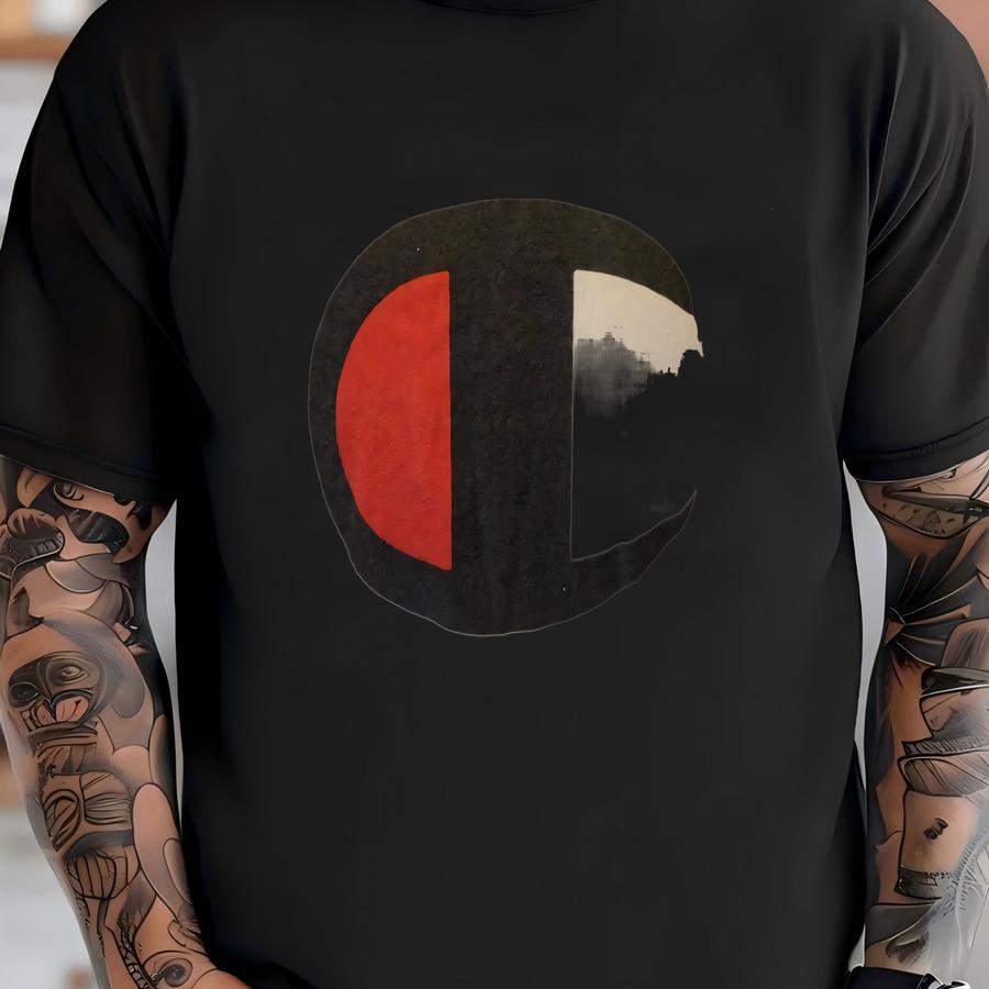 Vintage 90's White Champion Blue Bar Big Champion Cotton Hoodie Adult L T-shirt