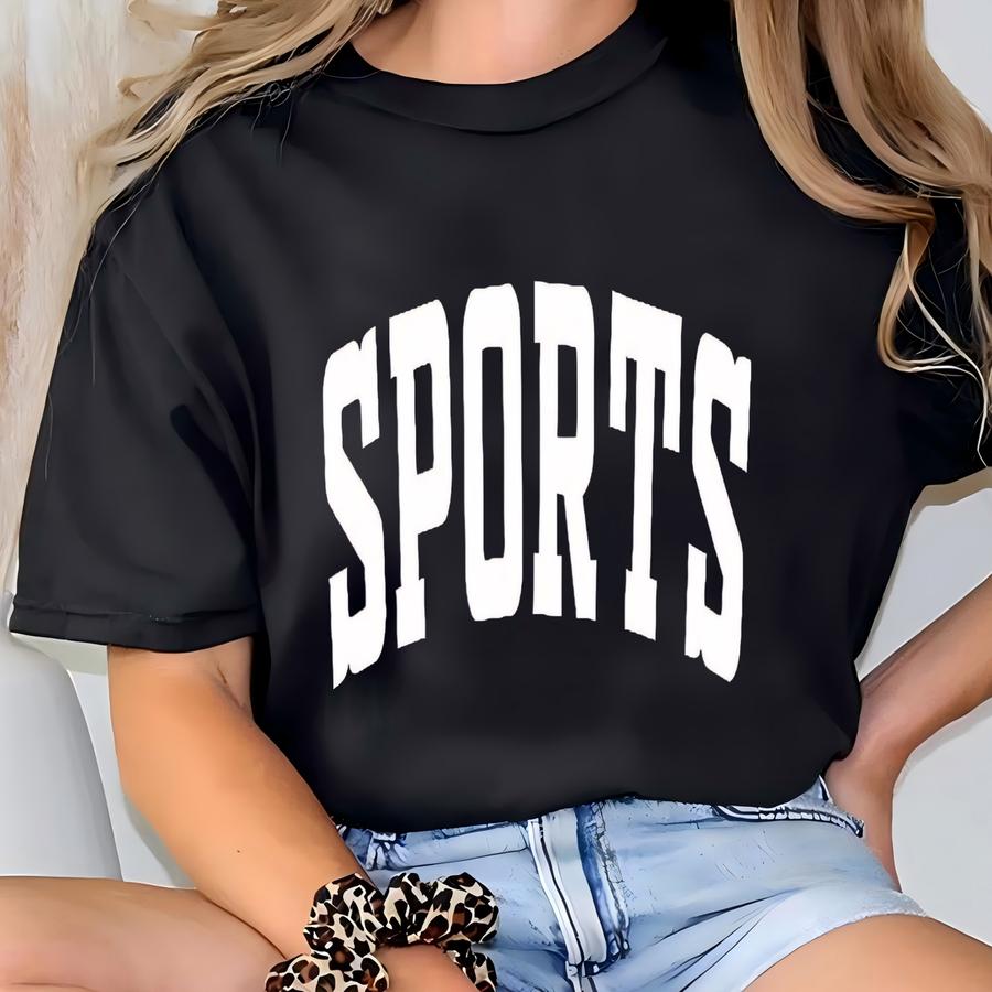 Go Sports Crewneck Sweatshirt, Funny College Tee Shirt, Go Sports Crewneck Sweatshirt, Football Sweatshirt, Game Time Game Day Shirt T-shirt