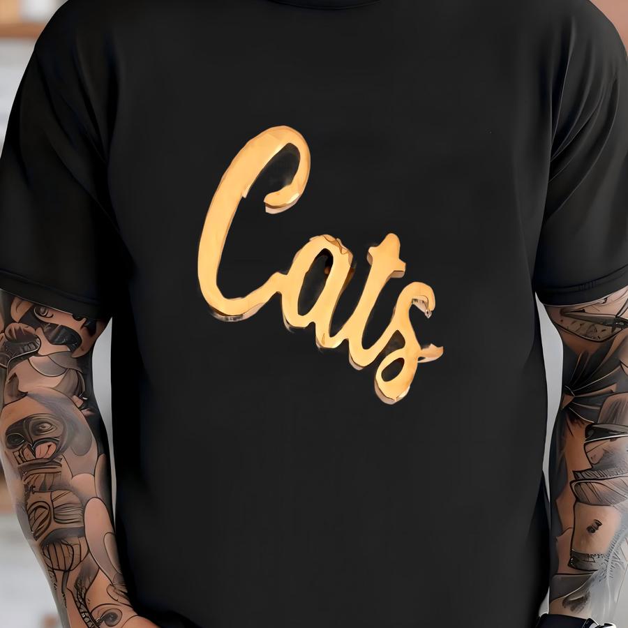 Cute Wild Cat Earrings, Wildcat Football, Gift For Wildcat Fan, , Gold Stud Hypoallergenic Earring, Kentucky Game Day, T-shirt