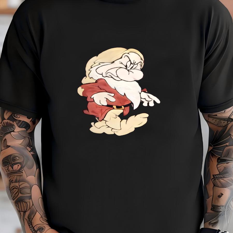 Rare!! Grumpy Walt Cartoon Pullover Jumper Sweatshirt Distressed T-shirt