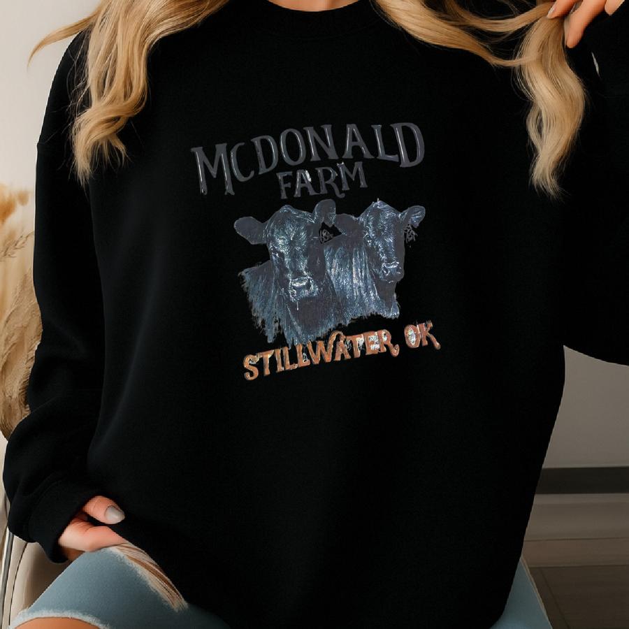 Custom Farm Hat Shirt Hoodie Long Sve Tshirt Angus Cattle Livestock Personalized Ranch Here Man Gift Grandpa Gift Richardson 112 Sweatshirt
