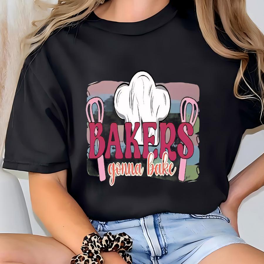 Bakers Gonna Bake Apron, Kitchen Aid Apron, Baking Apron, Printed Apron, Customized Apron, Baker Gift, Baker Life Gift, Personalized Gift T-shirt