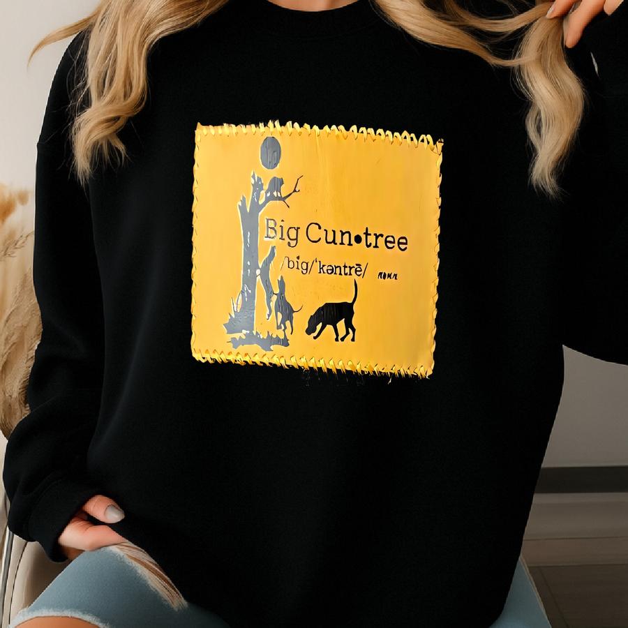 Custom Flat Bill Hat, Big Cun*tree Hat, Backwoodrecneck Original Flat Bill Hat, , Trucker Hat Sweatshirt