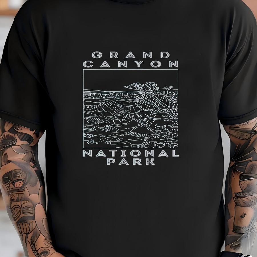Grand Canyon Sweatshirt, Hiking Pullover, National Park Sweater, Women Men Vacation Jumper, Travel Souvenir, Camping Gift, Outdoorsy Shirt T-shirt