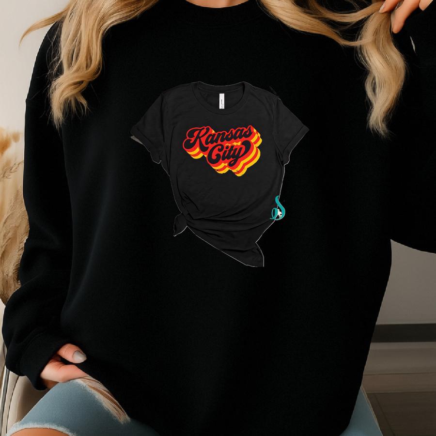 Retro Vintage T-shirt Or Sweatshirt| Kc Unisex Shirt Sweatshirt