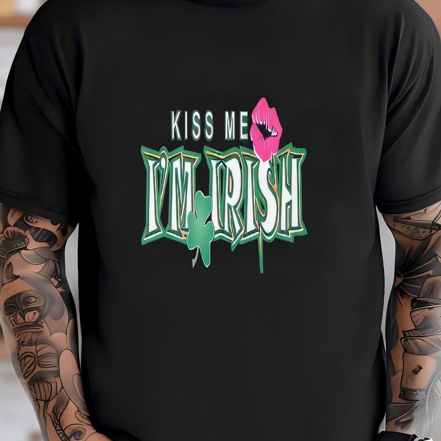 Irish Hat Kiss Me I'm Irish Snap Back Twill 5 Panel Hat Saint Patrick's Cap St. Patrick Birthday Gift Made To Order With Love T-shirt