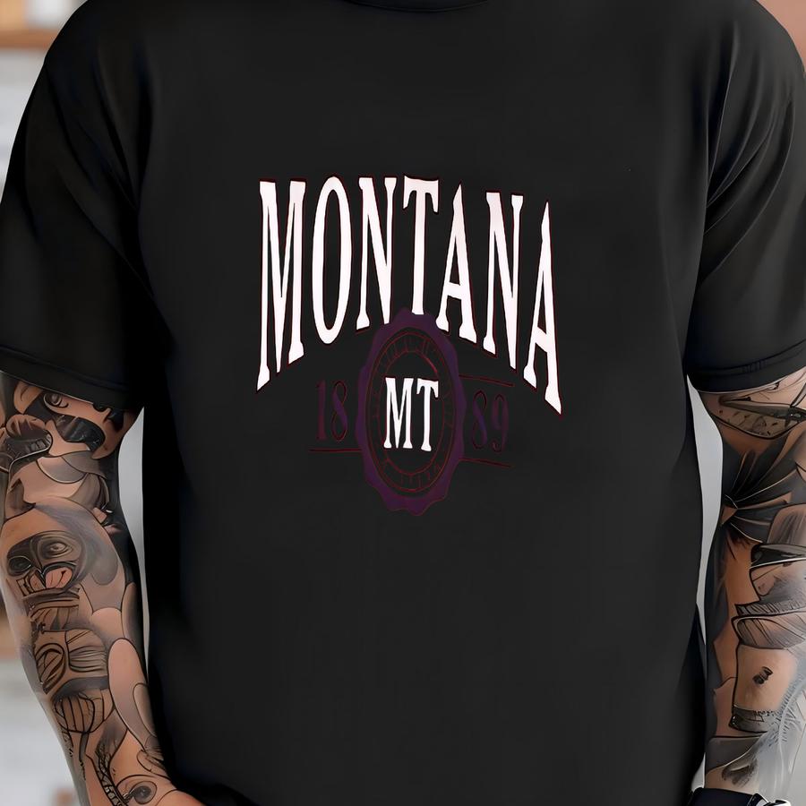 Rare!! Montana Spellout Pullover Jumper Sweatshirt Sweater Hoodie T-shirt
