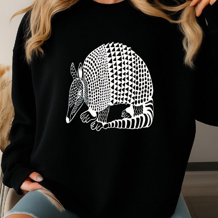 Armadillo Shirt: Funny Animal Lover Gift, Texas Style Sweatshirt